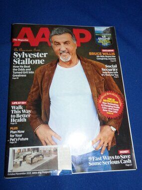 AARP Magazine - October/September 2025 - Sylvester Stallone - Vol. 68 No. 6B